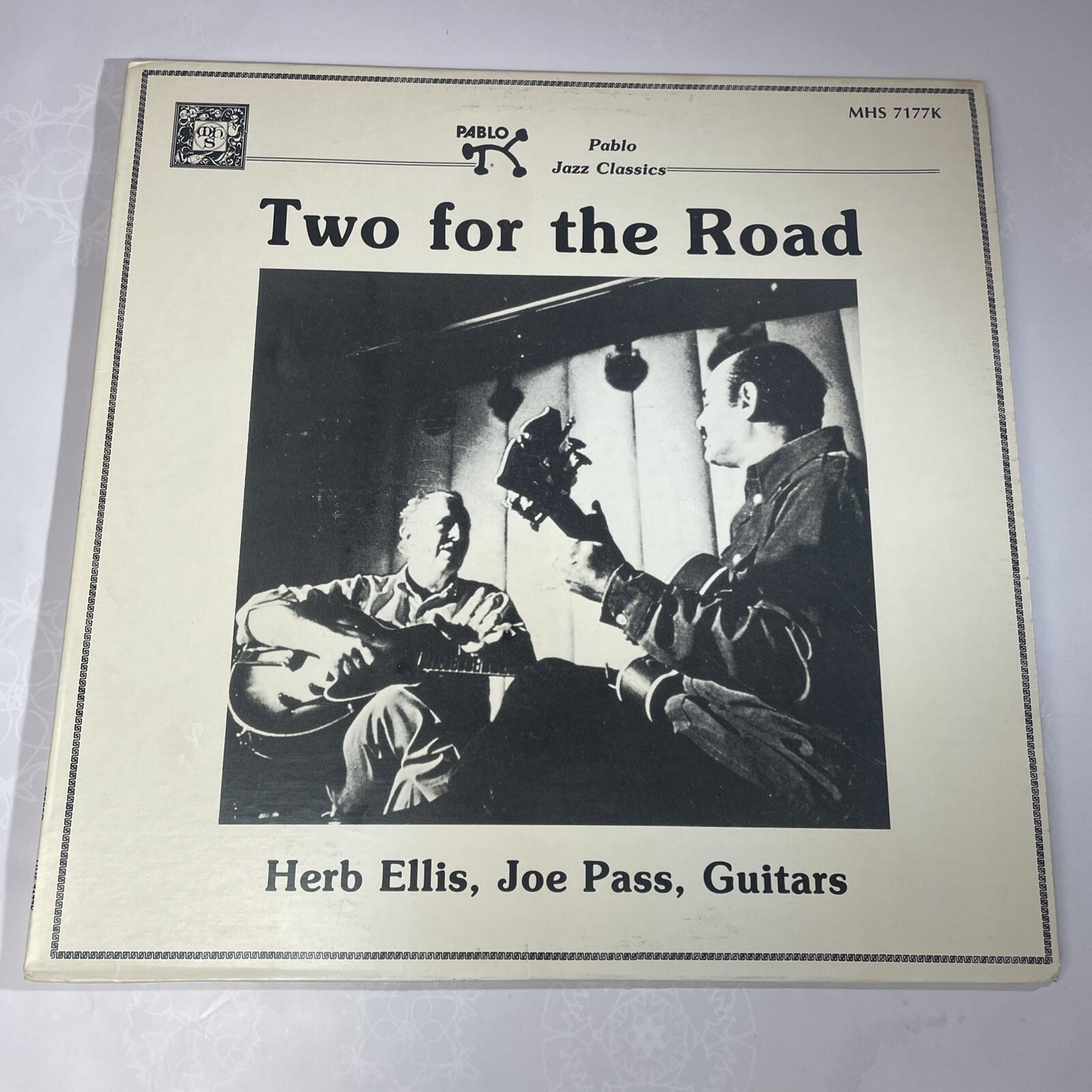 HERB ELLIS & JOE PASS "Two For The Road" 1974 (PABLO/MHS7177K) JAZZ EX/EX!