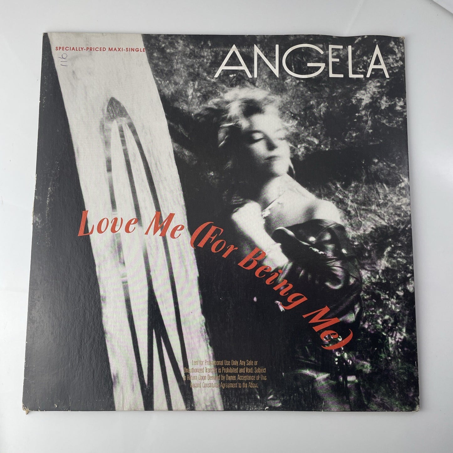 Angela Love Me For Being Me PROMO SINGLE Vinyl Record Album