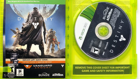 Destiny Xbox 360 Video Game Online Multiplayer Shooter
