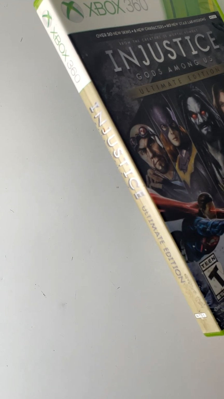 Injustice Gods Among Us Ultimate Edition Xbox 360 Video Game Multiplayer