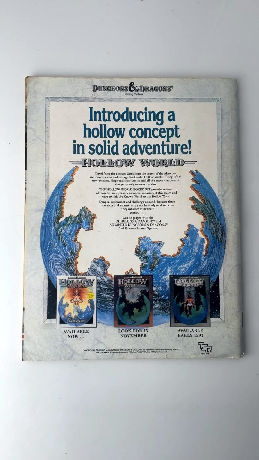 Dragon Magazine #160 TSR 1990 Dungeons & Dragons Trading Cards