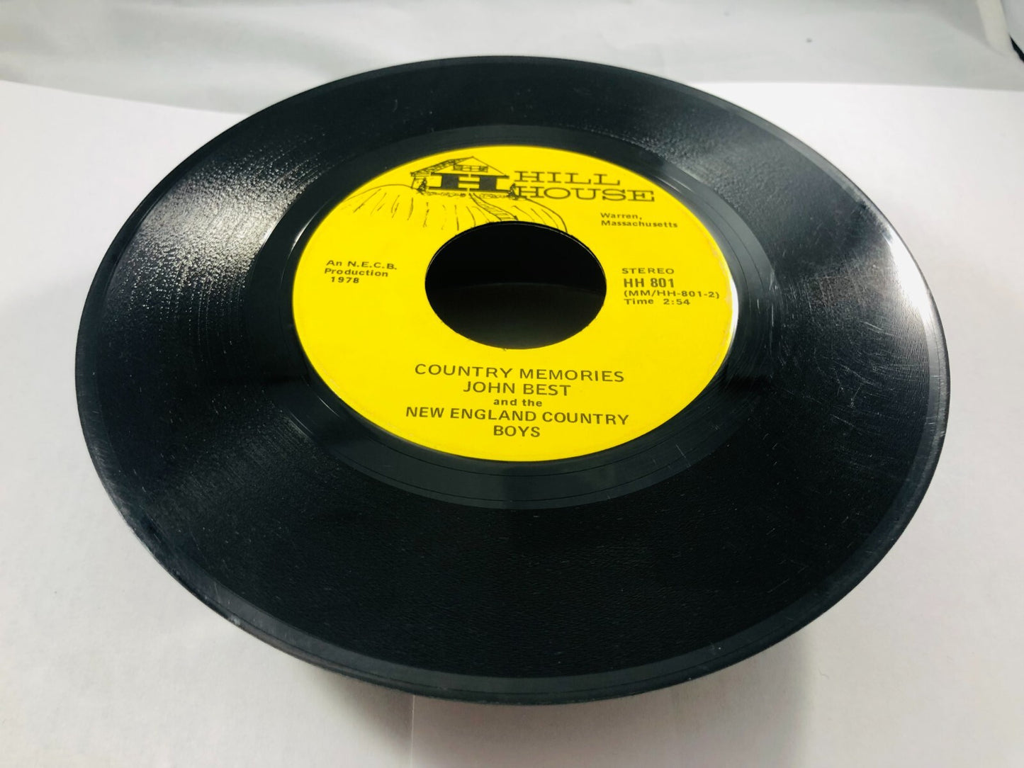 1970s 45 vinyl record Country Diesel Drivin Man Jerry Dee Hill House Rare! VTG