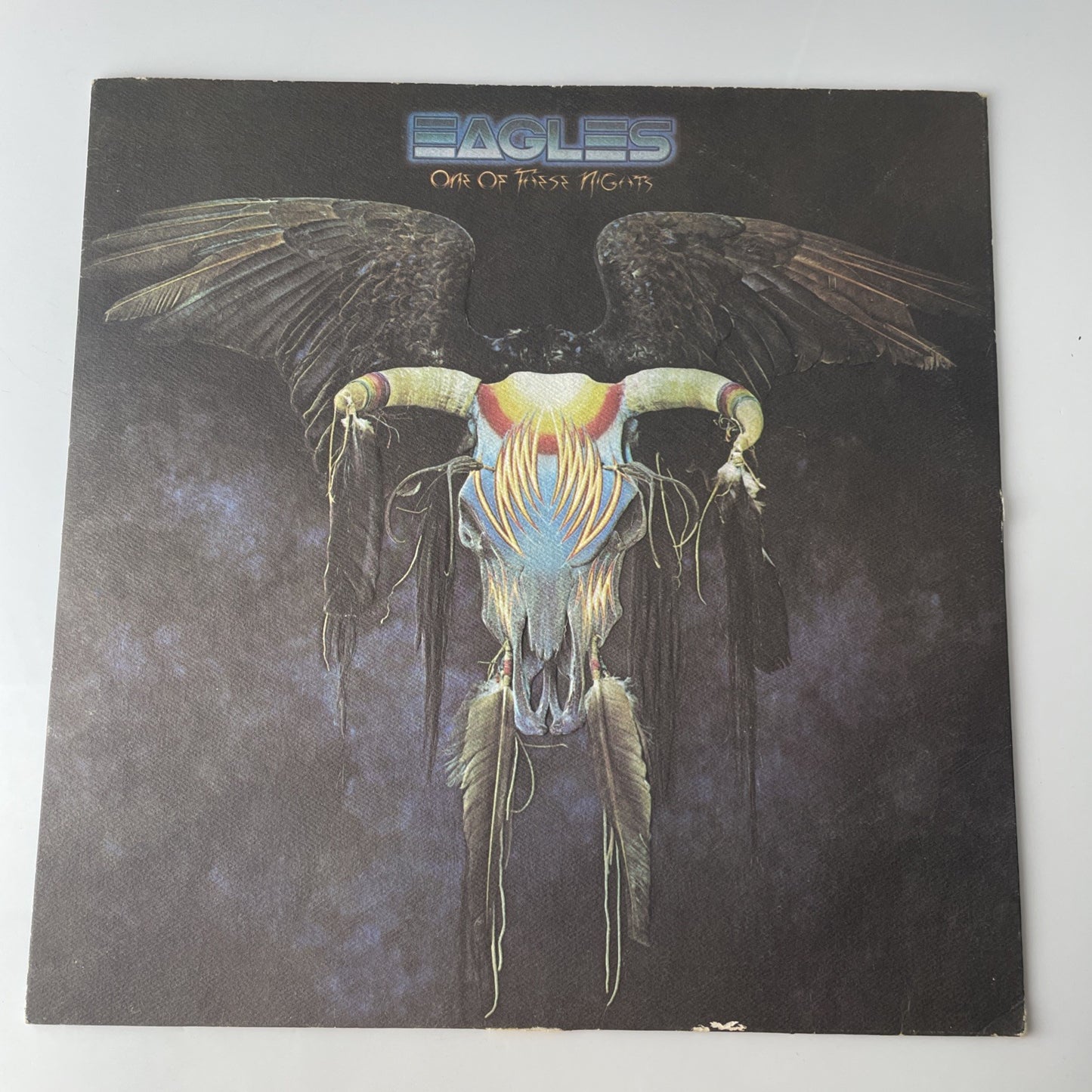 EAGLES ~ One Of These Nights 7E- 1039 USA Vinyl LP Embossed Sleeve 1975