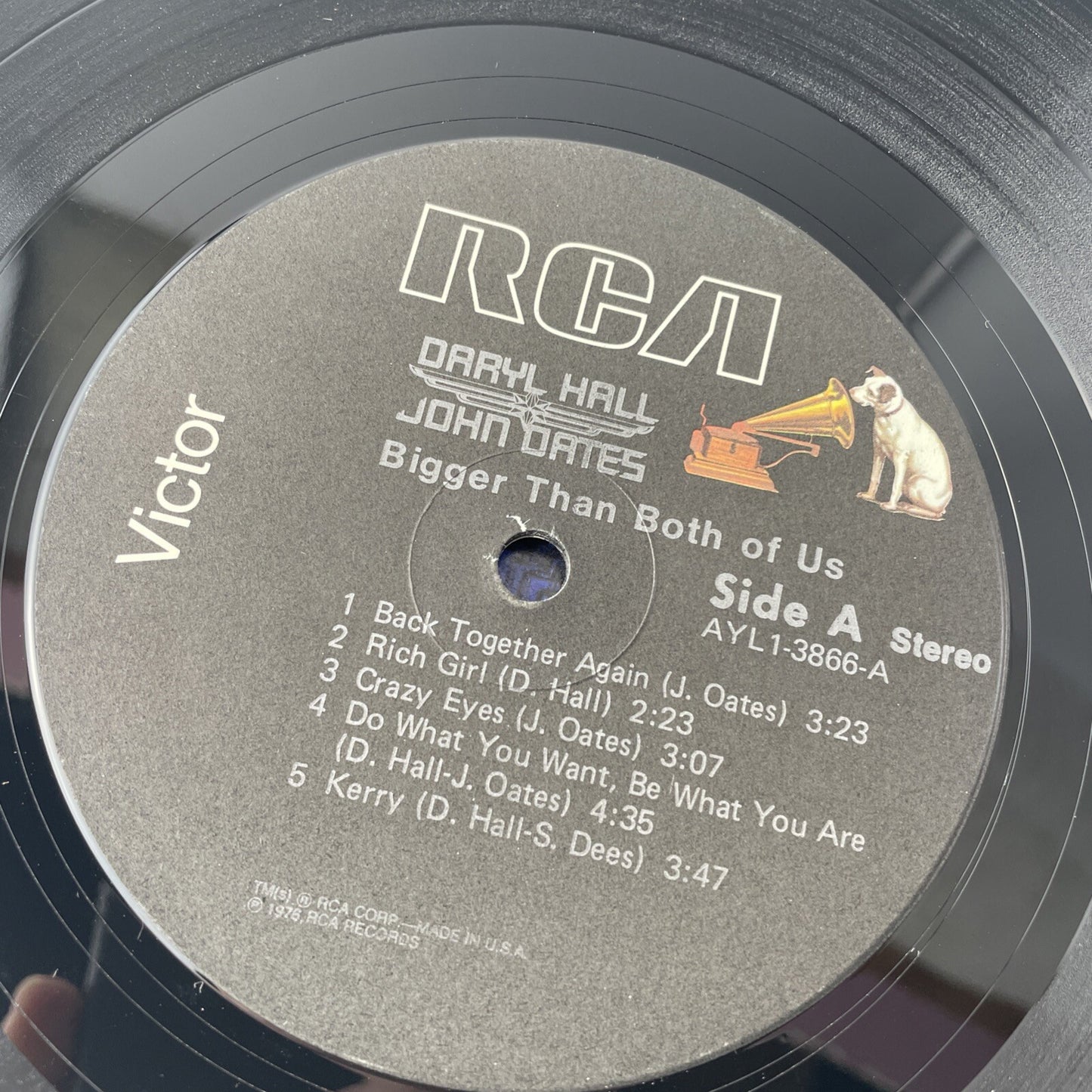 Daryl Hall & John Oates : Bigger Than Both Of Us. Vinyl, Lp. 1976. Tested