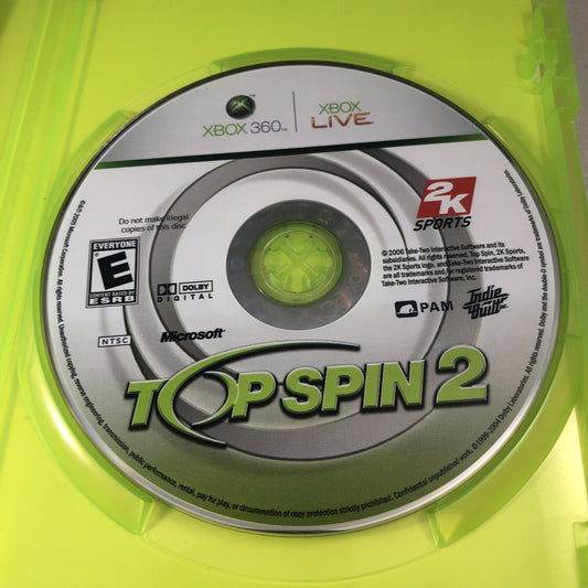 Top Spin 2 - Xbox 360 - Complete CIB Tennis Game Good