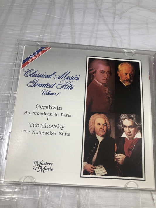 Classical Musics Greatest Hits Volume 1 - Audio CD Gershwin Tchaikovsky Vintage
