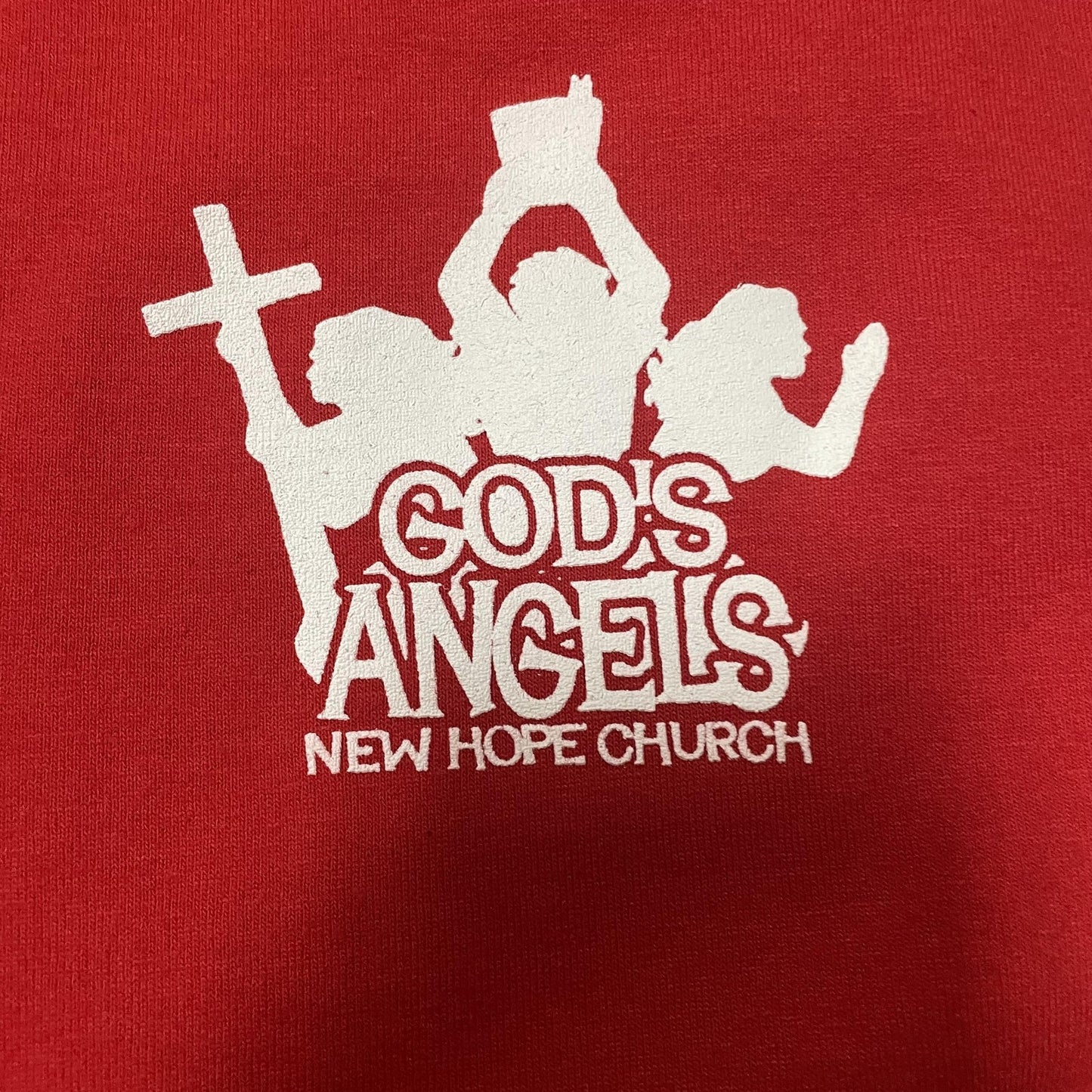 DBZ Dragonball Z Christian Church Shirt Mens Medium Red Graphic Tee Bible