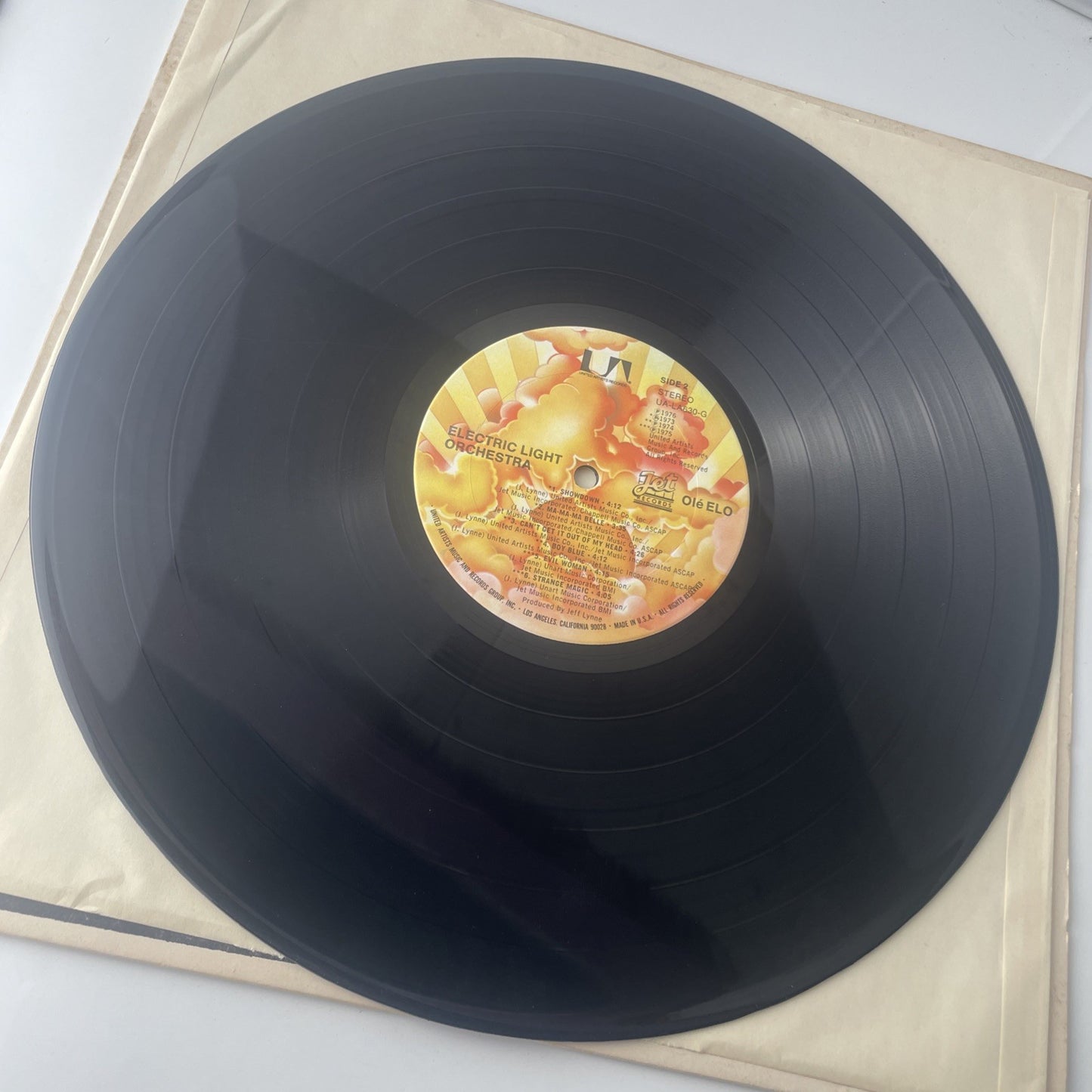 ELECTRIC LIGHT ORCHESTRA OLE ELO LP 1976 ORIGINAL VG Vinyl Record