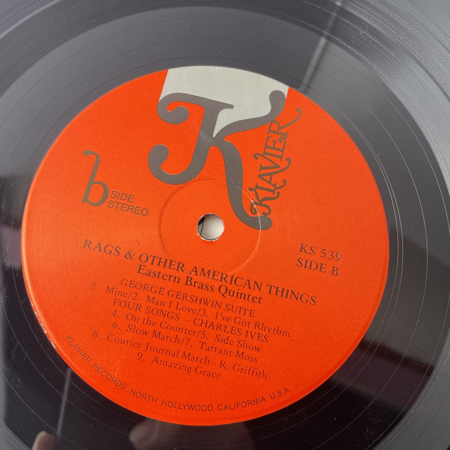 Signed!!! EASTERN BRASS QUINTET Rags & American Things KLAVIER 1975 Vinyl LP NM