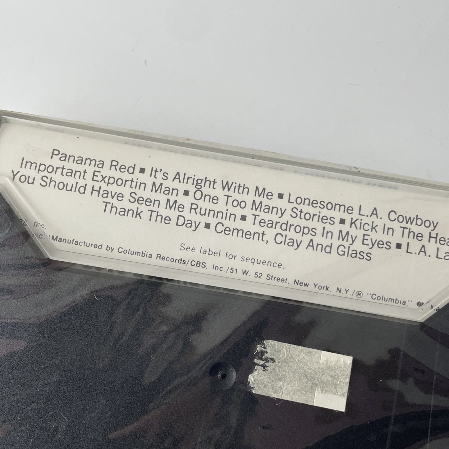 New Riders Of The Purple Sage "The Adventures Of Panama Red" Cassette Tape