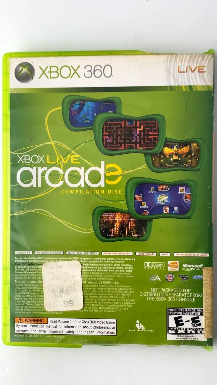 Sega Superstars Tennis Xbox 360 Video Game Multiplayer Online