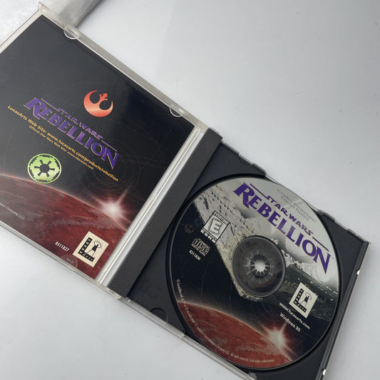 Star Wars: Rebellion LucasArts PC Game 1998 Windows 95 Tested & Working