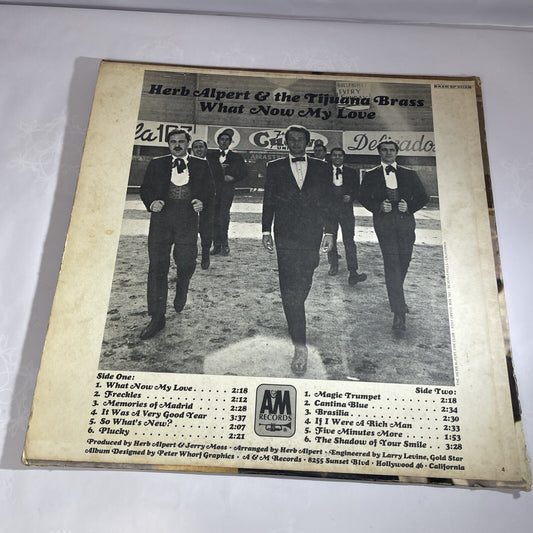 1966 Herb Alpert & The Tijuana Brass Vinyl What Now My Love LP-114 Vinyl Record