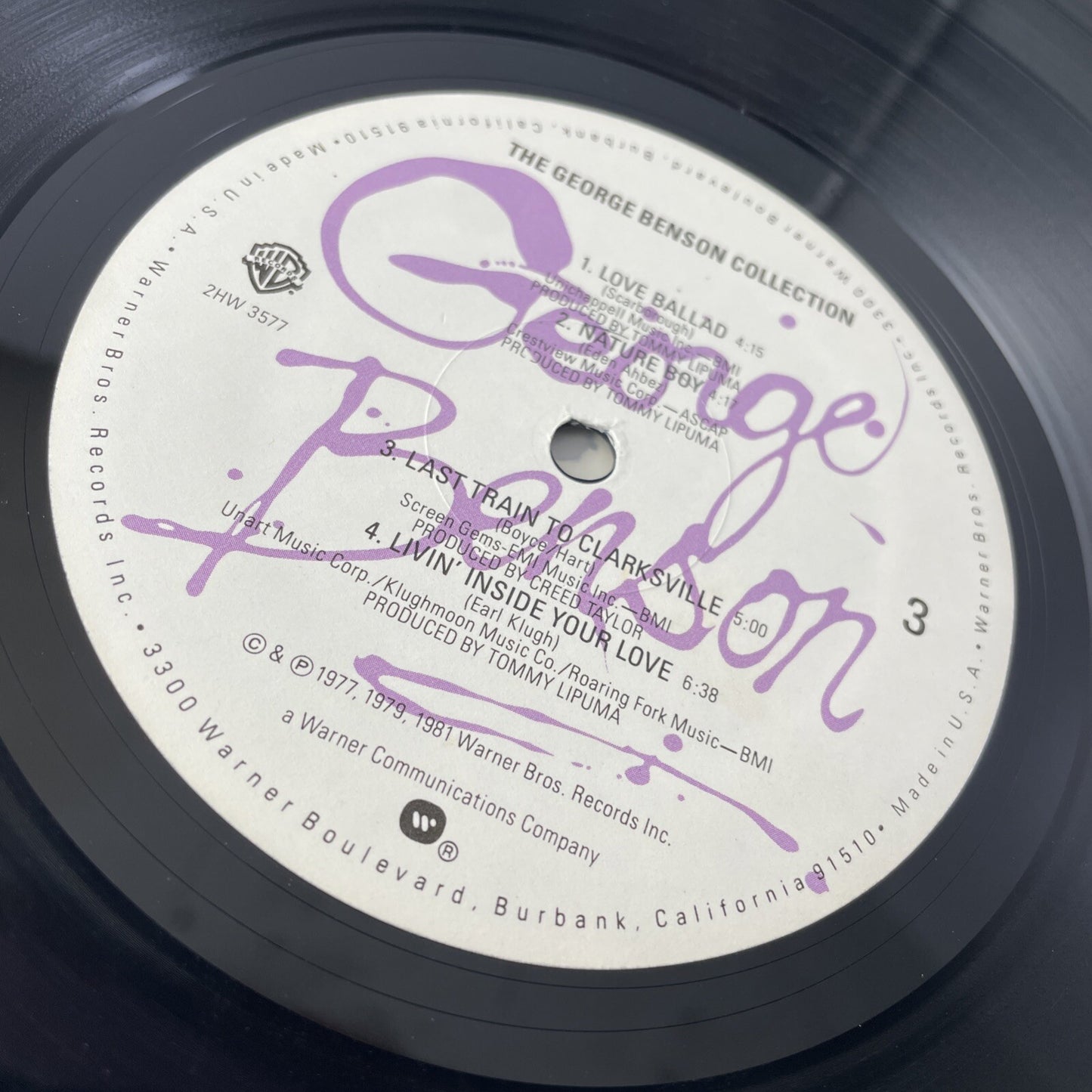 PROMO The George Benson Collection 2x LP Greatest Hits Embossed VG Rare
