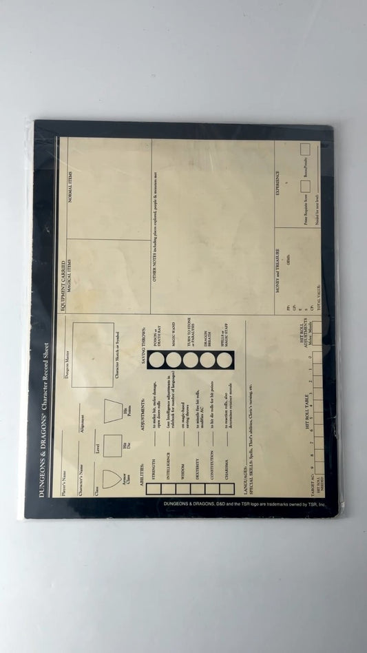 Dungeons & Dragons Rule Book TSR 1983 Original Illustrated RPG