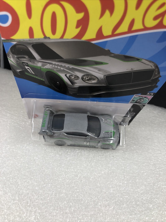 Hot Wheels 2023 2018 Bentley Continental GT3 (Gray) HW Modified 3/5 #44