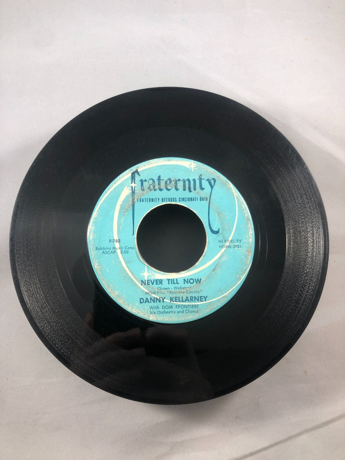 DANNY KELLARNEY Teen Pop 45rpm Never Till Now b/w You Opened Up My Heart G