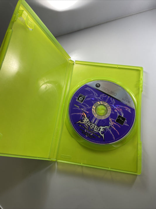 Blazblue Continuum Shift Japanese Only Game Xbox 360 Fighting Game