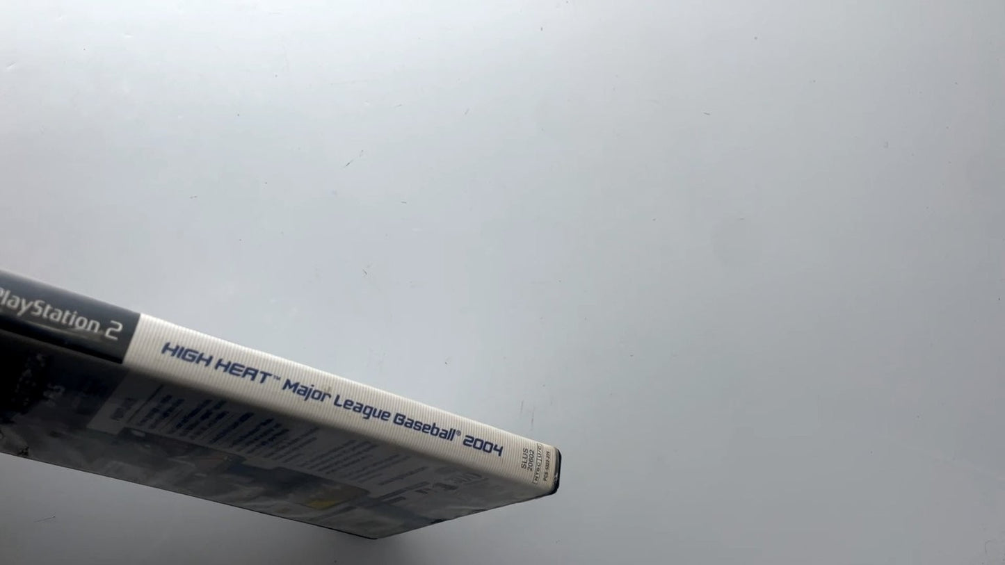 High Heat Major League Baseball 2004 PlayStation 2 Video Game