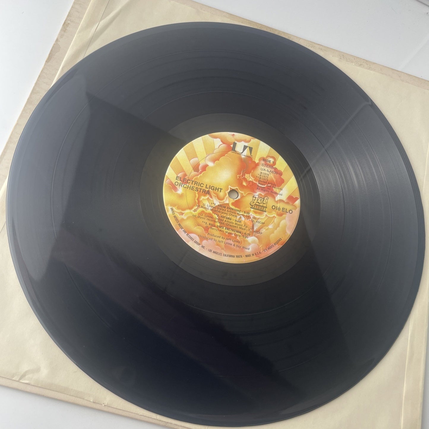 ELECTRIC LIGHT ORCHESTRA OLE ELO LP 1976 ORIGINAL VG Vinyl Record