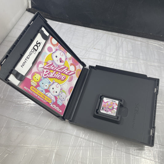 ZhuZhu Babies (Nintendo DS, 2011) Complete! Very Good Condition!