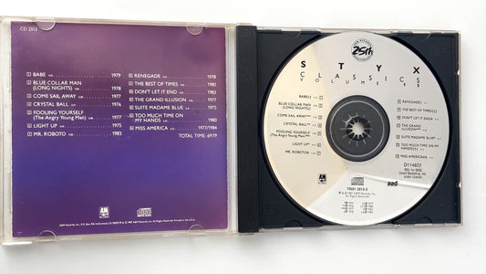 Styx - Classics Volume 15 CD 1987 A&M 25th Anniversary Rock Hits