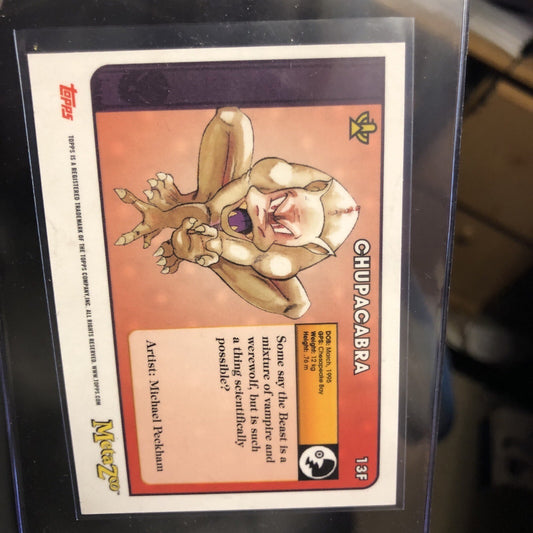 69/99 2021 Topps MetaZoo Cryptid Nation Series 0 Chupacabra First Sighting FOIL