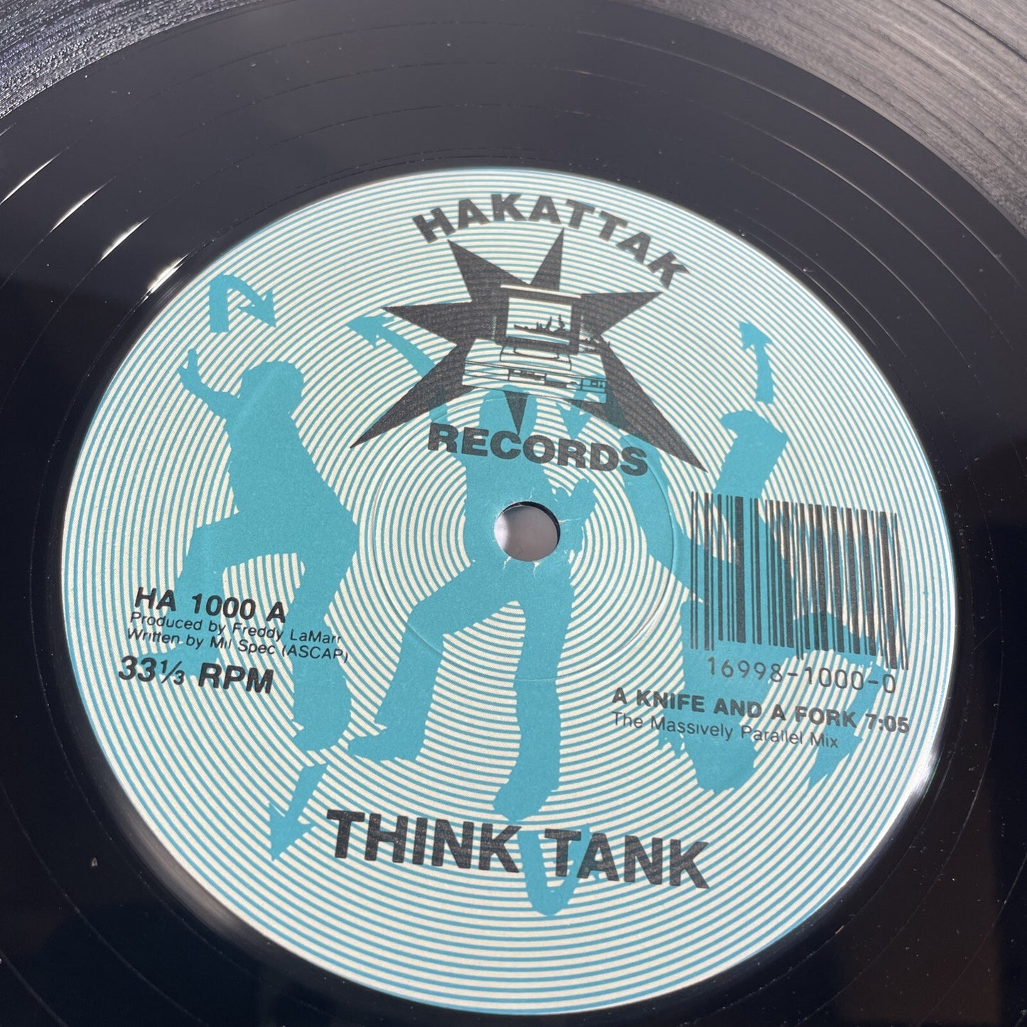 THINK TANK - 12" - A Knife & A Fork/ Hack One - Hakattak HA 1000 - VG