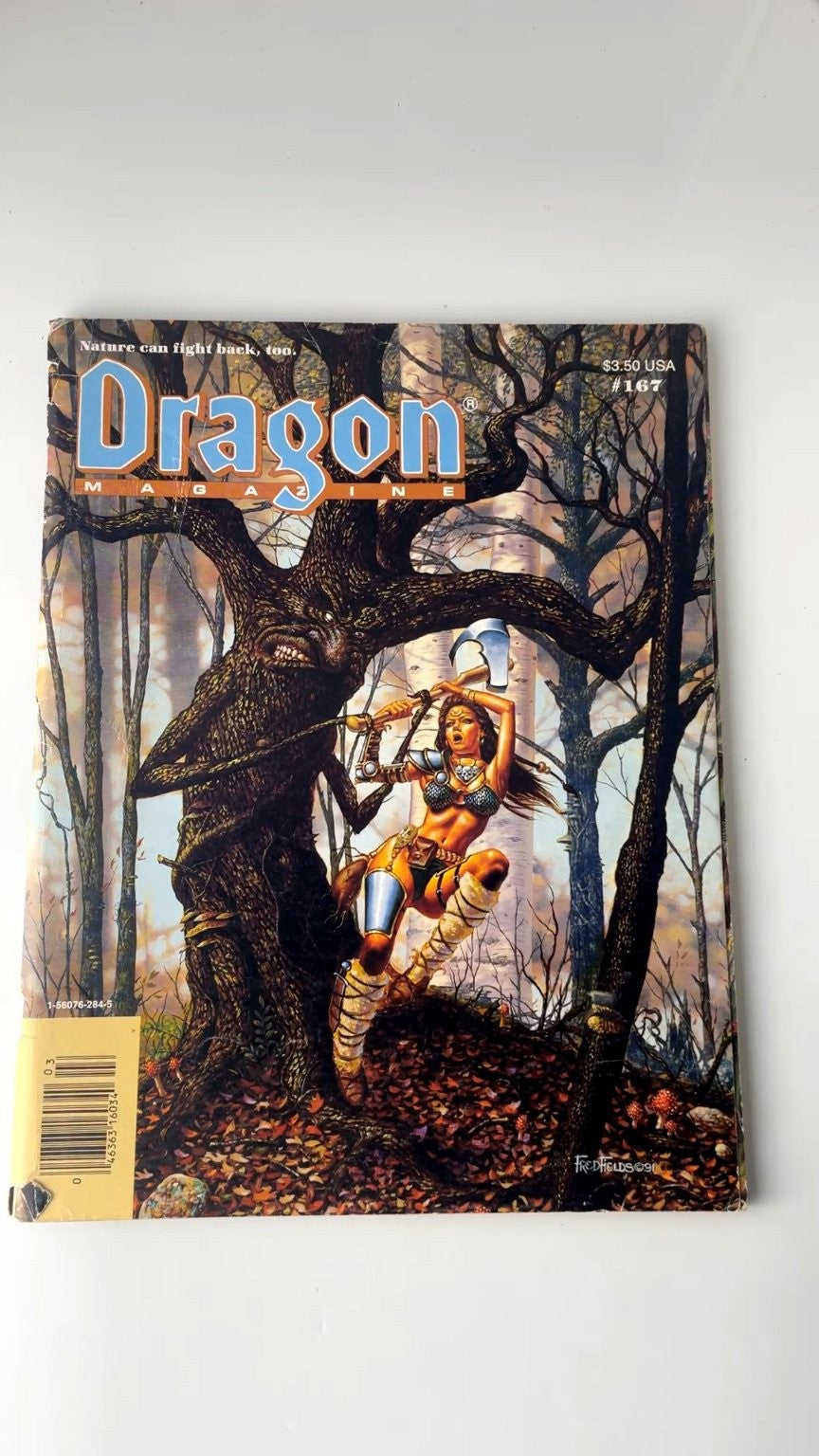 Dragon Magazine #167 Fantasy RPG Illustrated 1991 TSR Collectible