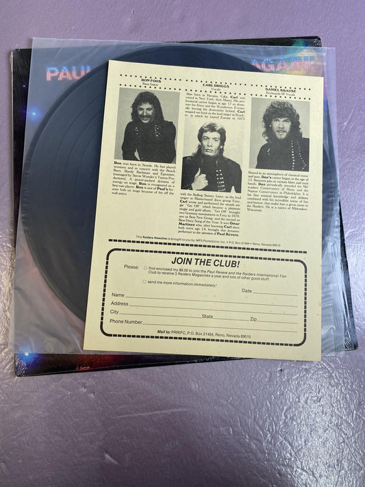 Vintage Paul Revere & The Raiders Paul Revere Rides Again Vinyl LP 1983 Hitbound
