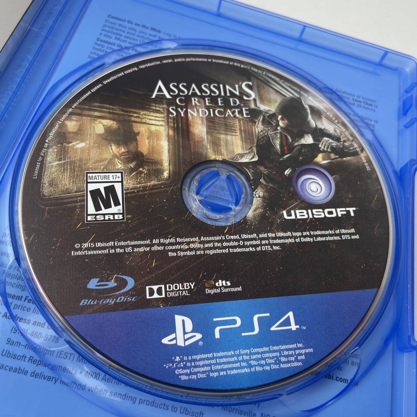 Assassin's Creed: Syndicate (Sony PS4, 2015) No Inserts/ Tested