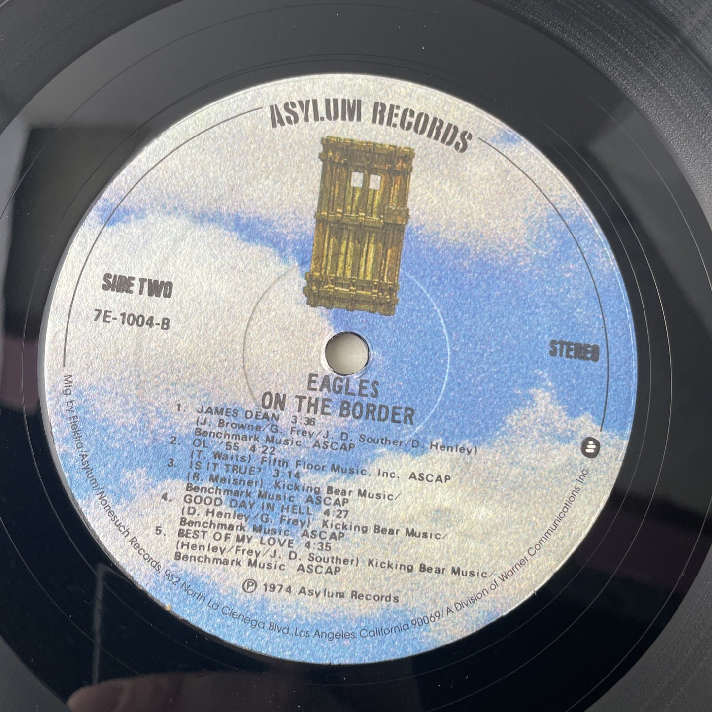 Eagles - On The Border (1974) Vinyl LP, Asylum Records, 7E1004