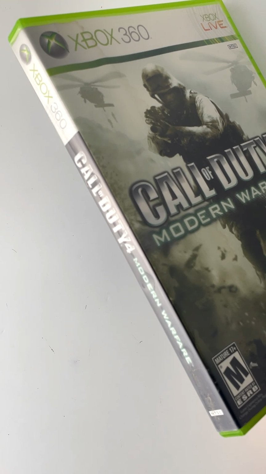 Call of Duty 4 Modern Warfare Xbox 360 Video Game Multiplayer
