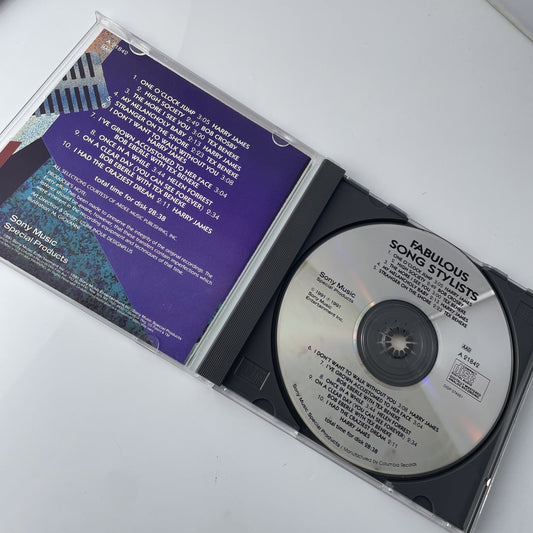 Fabulous Songs Stylists -Harry James, Bob Crosby, Tex Beneke , Bob Eberle CD