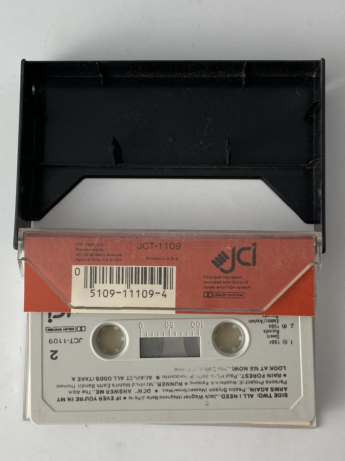 Midnight Cassette 1985 JCI Records Pop Rock Compilation Hits