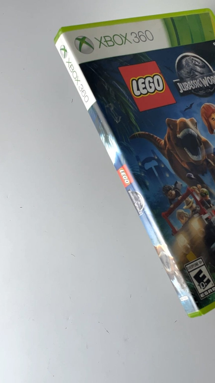 LEGO Jurassic World Xbox 360 Video Game Multiplayer Adventure NO MANUAL