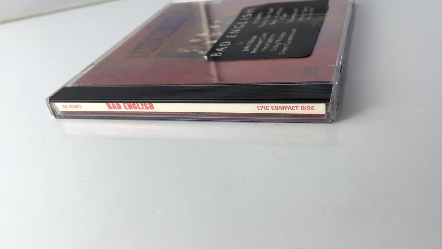 Bad English - Bad English CD 1989 Includes Hit Singles Rock Epic