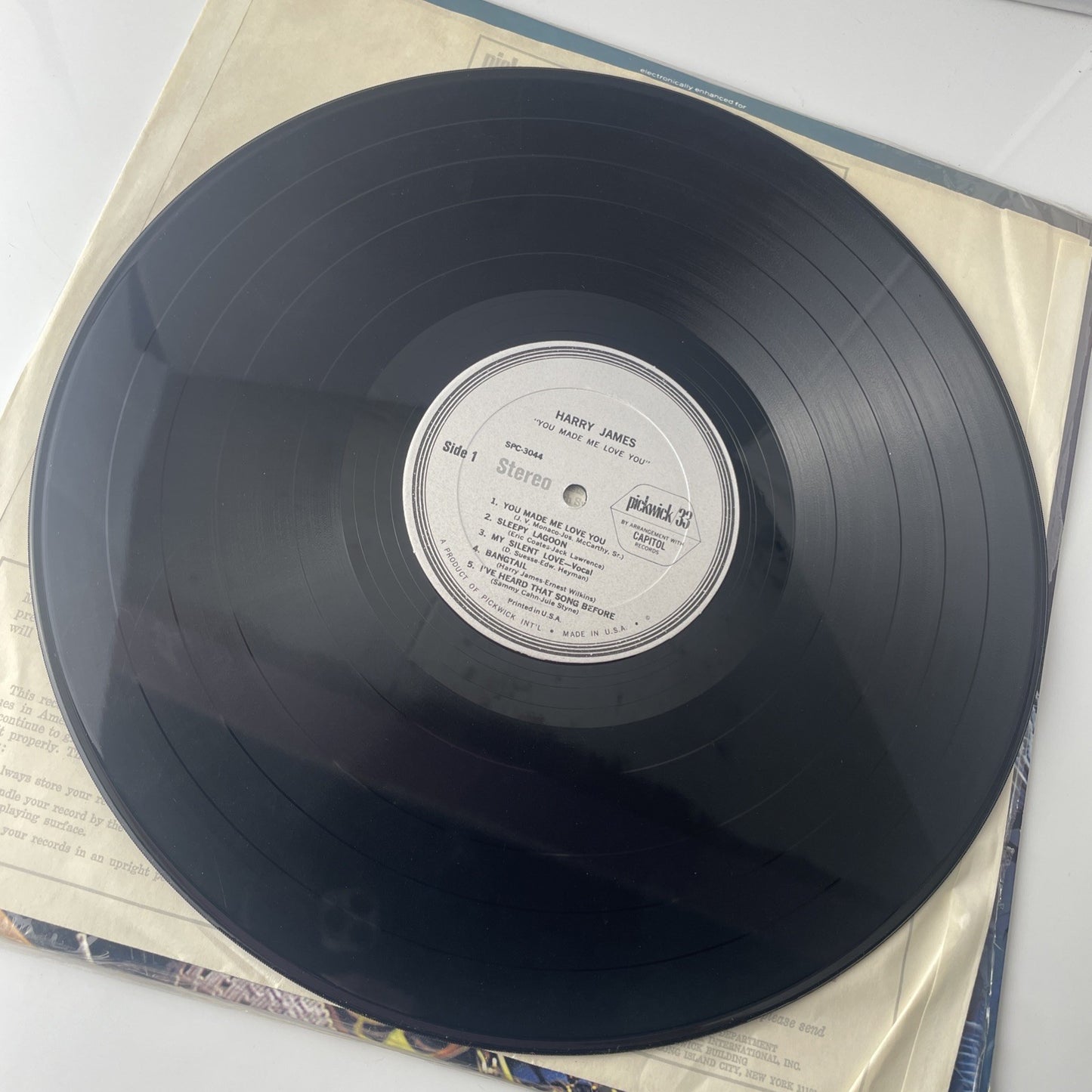 HARRY JAMES YOU MADE ME LOVE YOU (VG+) SPC-3044 LP VINYL RECORD