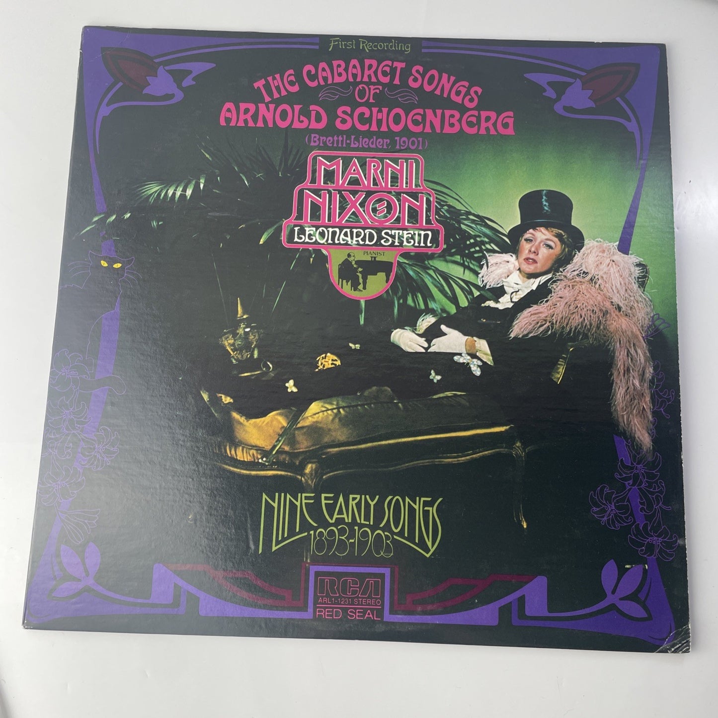 MARNI NIXON Cabaret Songs of Arnold Schoenberg 9 Early Songs 1893-1903 RCA LP