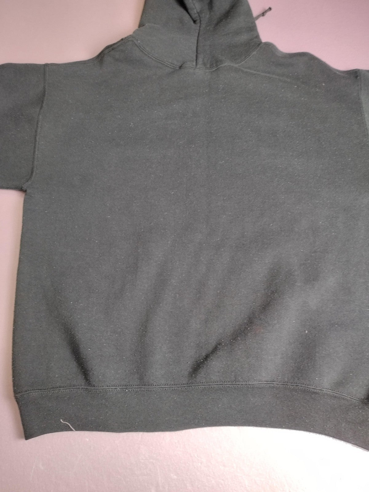 Vintage Mizzou Rangers Hoodie Mens XL Black Jerzees Short Sleeve Made USA 90s