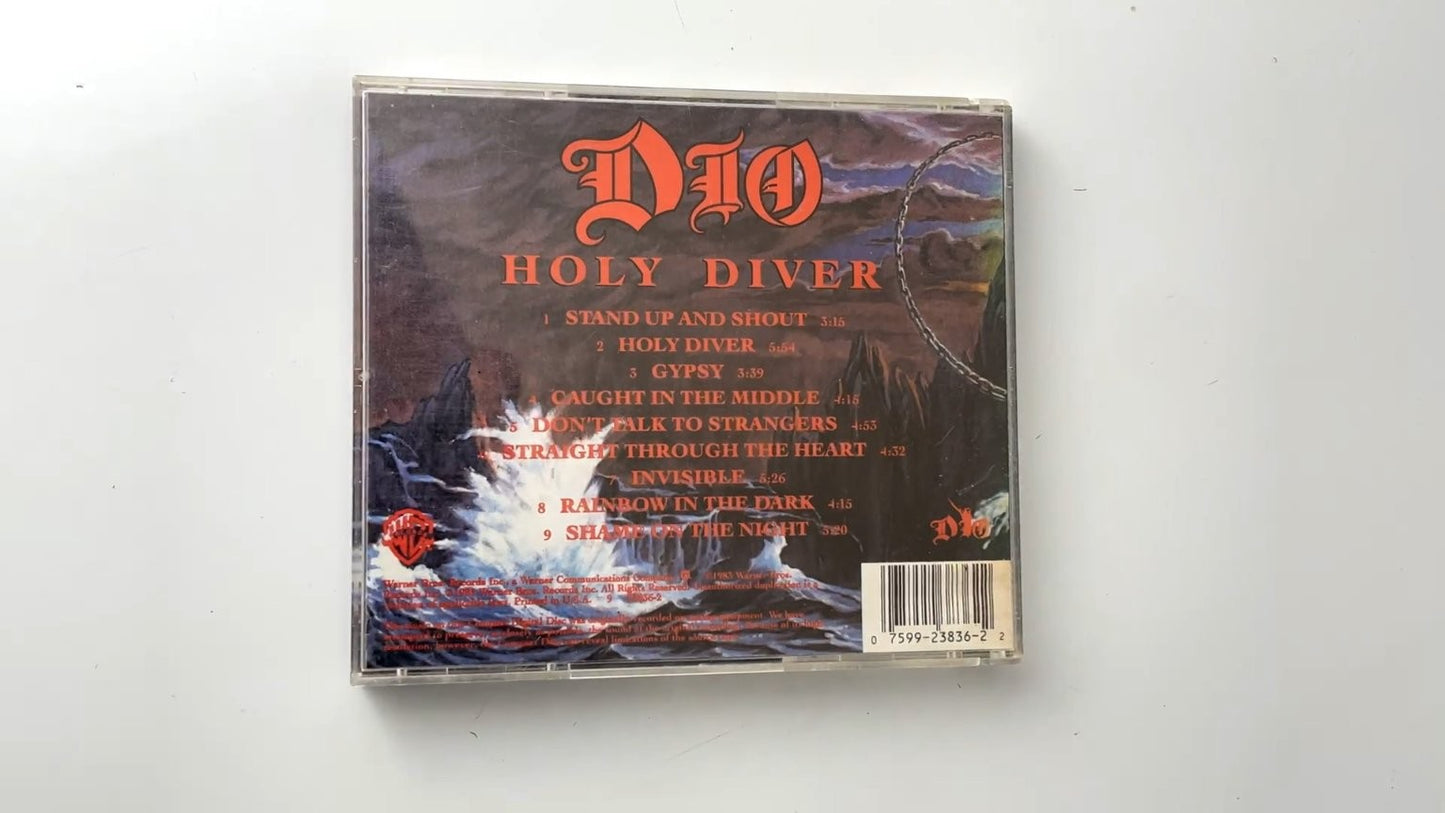 Dio - Holy Diver CD 1983 Classic Heavy Metal Warner Bros.