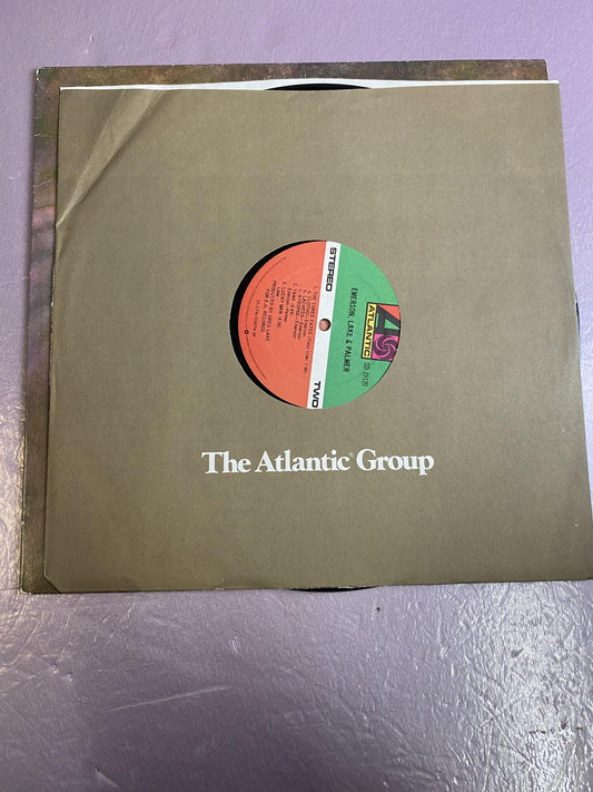 Vintage Emerson, Lake & Palmer Self-Titled Vinyl 12" LP 1970 Anti Prog Rock