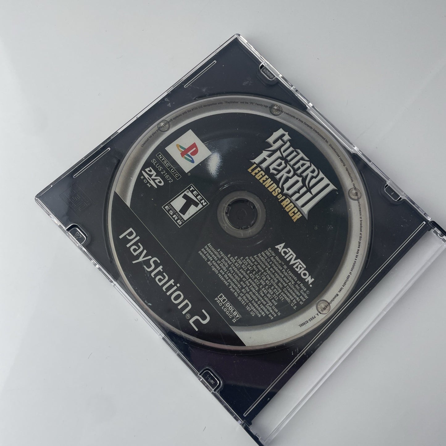 Guitar Hero 3 III Legends Of Rock Sony PlayStation 2 - PS2 Disc Only - Tested