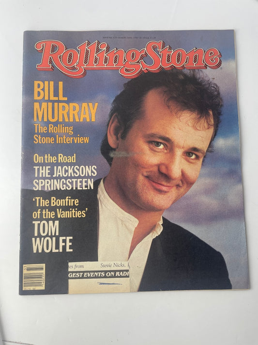 Rolling Stone Magazine Bill Murray Interview August 16 1984 Illustrated