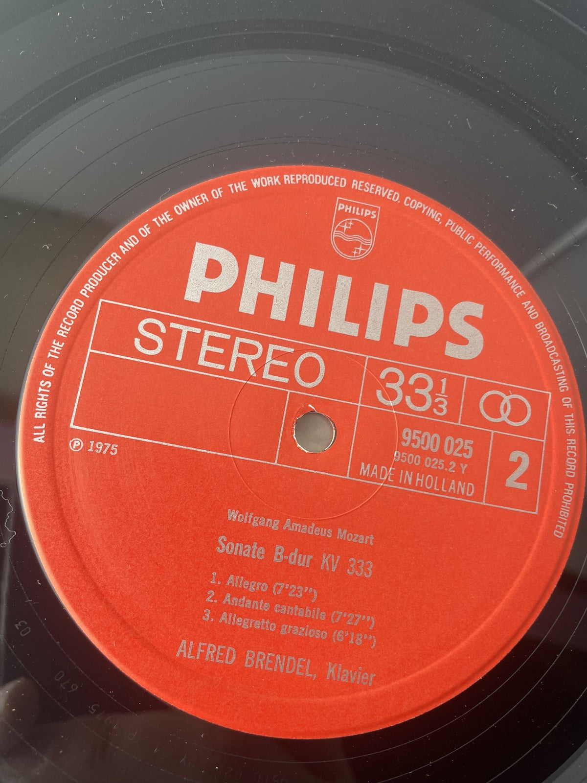 Vintage 1975 Mozart Piano Sonatas K.331 K.333 Adagio K.540 Alfred Brendel Vinyl