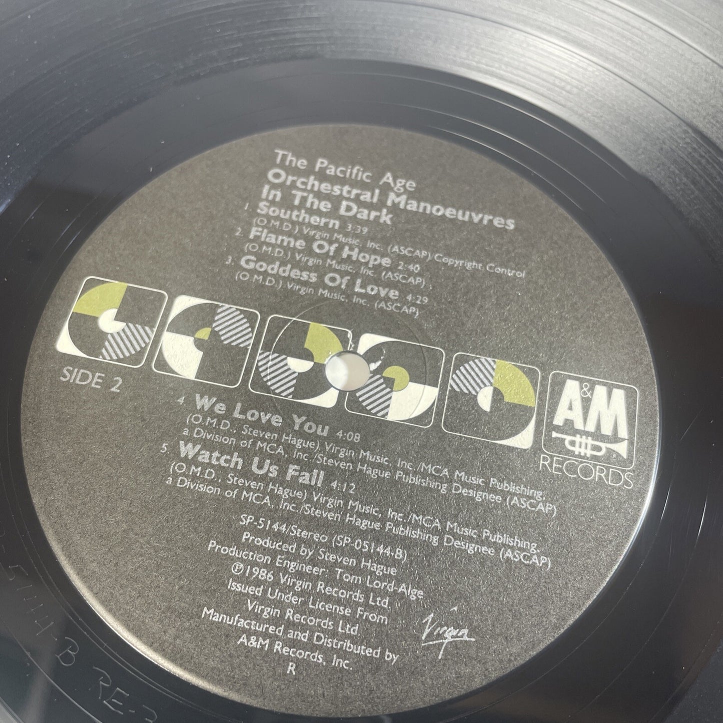 Orchestral Manoeuvres In The Dark The Pacific Age 1986 LP - Vinyl