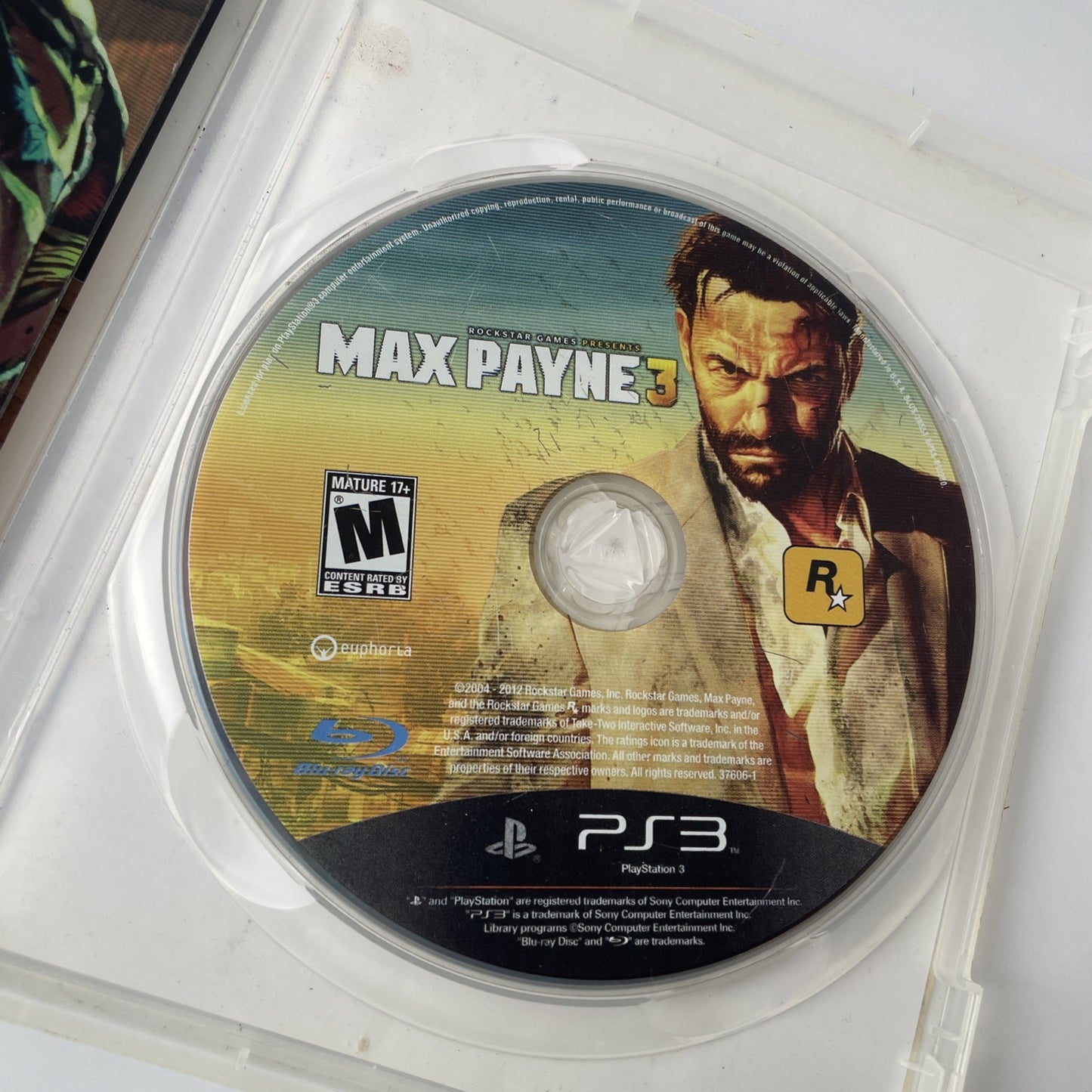 Max Payne 3 (Sony PlayStation 3, 2012) Very Good Disc