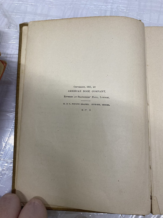 The Expressive Readers Fourth & Fifth Years Baldwin Bender 1911 Vintage