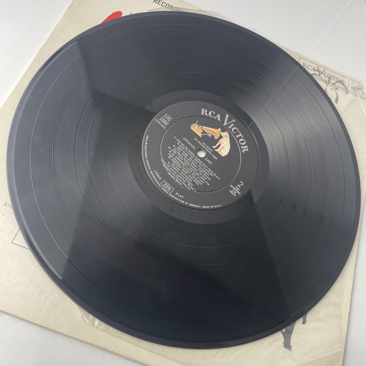 Wildcat Original Broadway Musical Cast Lucille Ball 1961 Vinyl Record LSO-1060