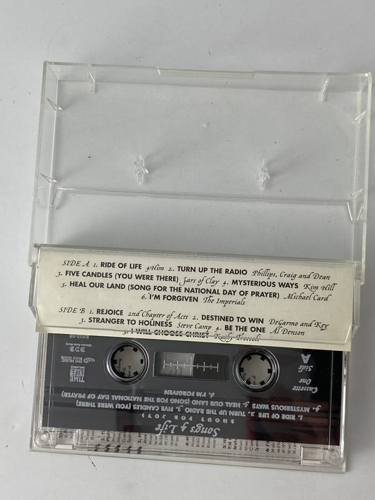 Songs 4 Life SHOUT FOR JOY! Cassette 1997 Time Life Music Compilation